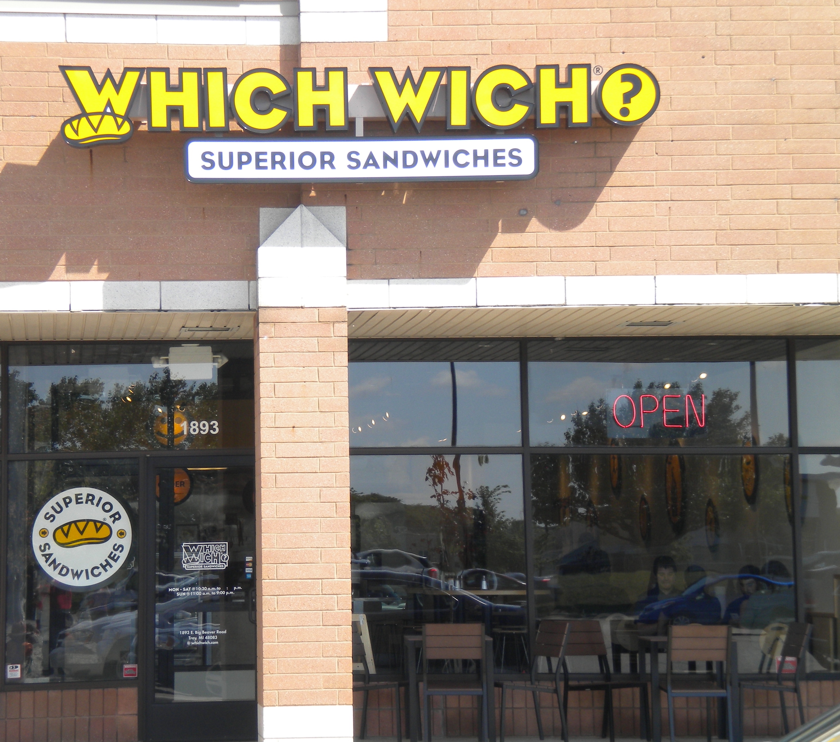 Which Wich Superior Sandwiches & Froyo shop