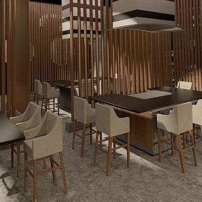 doha, doha Restaurant for sale: New Japanese cuisine fully equipped kitchen, furnishing, 70% decorated, include branding, menus, SOP. located in best spot at a Mall