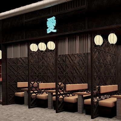 doha, doha Restaurant for sale: New Japanese cuisine fully equipped kitchen, furnishing, 70% decorated, include branding, menus, SOP. located in best spot at a Mall