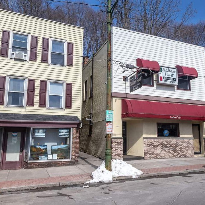 Little Falls, NY Restaurant for sale: The Italian Feast is a family owned  restaurant  well known for their sauce on top pizza as well as their lasagna and Rock City Riggies.