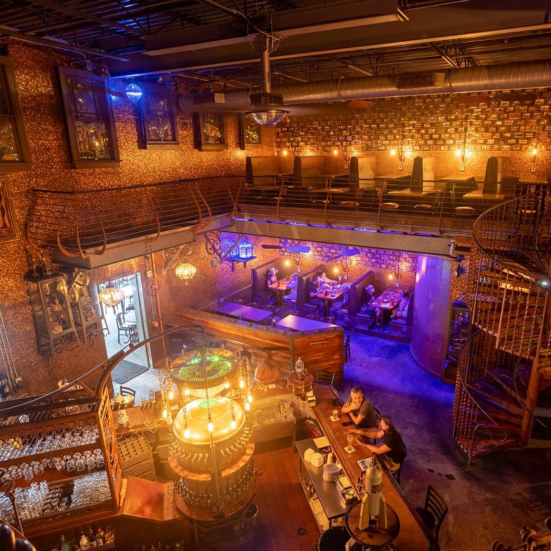 Jacksonville, FL Restaurant for sale: This is a world-renown steampunk restaurant/bar in the heart of historic Riverside in Jacksonville FL! 